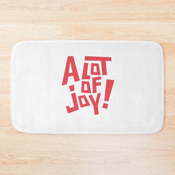 Item preview, A Lot of Joy – Colorful Happiness Typography Statement designed and sold by PhokaPhokich.