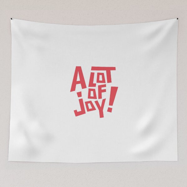 Item preview, A Lot of Joy – Colorful Happiness Typography Statement designed and sold by PhokaPhokich.