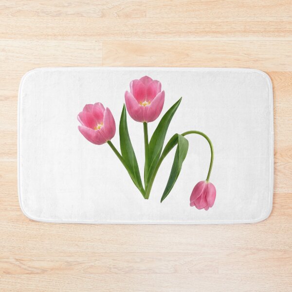 Item preview, Pink Tulips Trio PNG - Realistic Spring Floral Watercolor Sublimation Design designed and sold by VibranPalette.