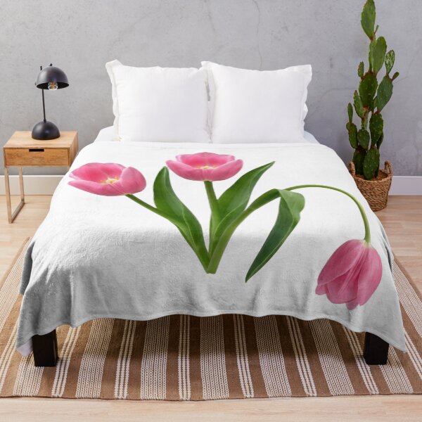 Item preview, Pink Tulips Trio PNG - Realistic Spring Floral Watercolor Sublimation Design designed and sold by VibranPalette.