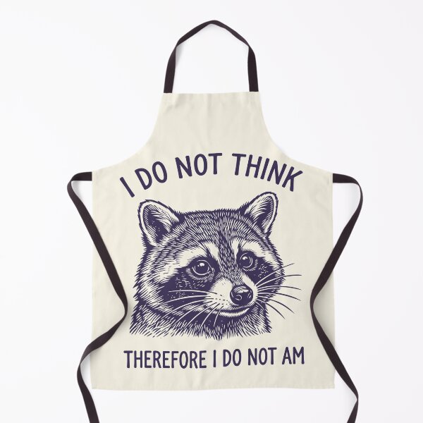 Item preview, I Do Not Think Raccoon Funny Weird Meme designed and sold by Y-Vibes.