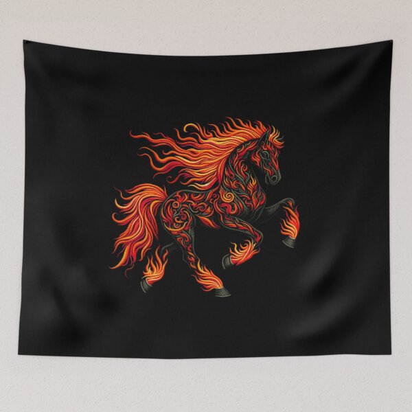 Item preview, Horse Made of Flames designed and sold by DesignAnother.