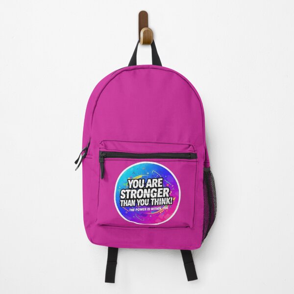 Item preview, You Are Stronger Than You Think Motivational Circle Sticker designed and sold by Scro-Ciob-Shop.