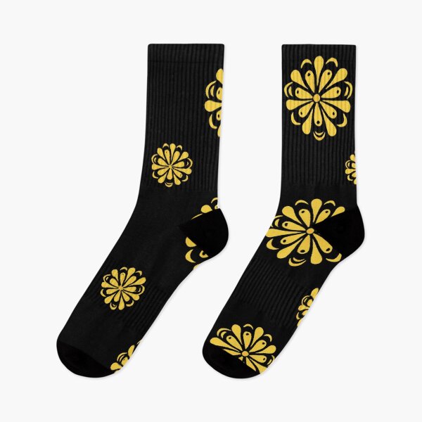Item preview, Black and Gold Ornamental Floral Pattern designed and sold by Artozat.