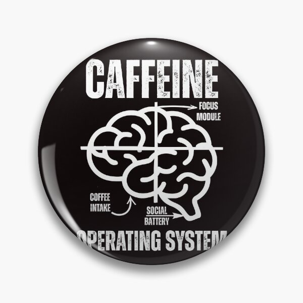 Item preview, Caffeine Operating System Coffee Brain Blueprints designed and sold by erozzz.