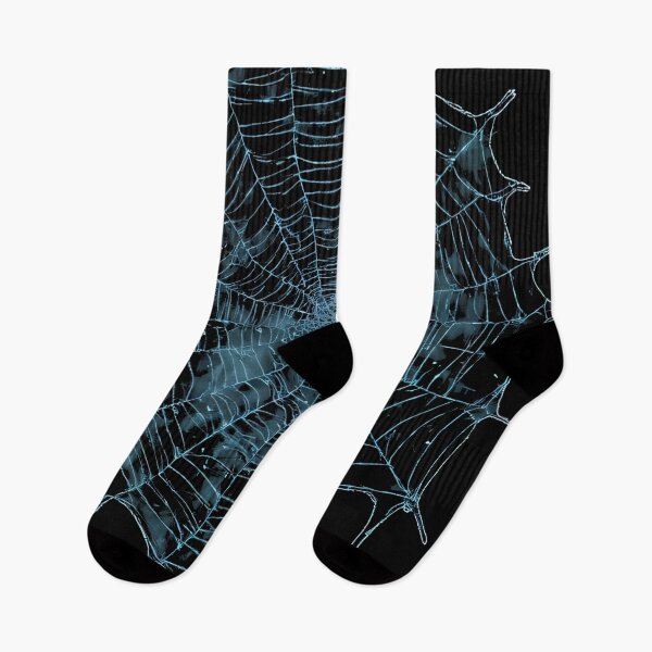 Item preview, Glowing Blue Spider Web / Dark Gothic Horror Aesthetic designed and sold by MorbidDreams.
