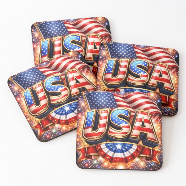 Item preview, USA Patriotic Fireworks Flag Design – American Pride Independence Day Graphic designed and sold by Kiziorq.