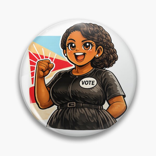 Item preview, Empowered to Vote – Bold Voting Rights Illustration designed and sold by KimRG.