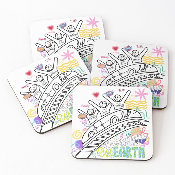 Item preview, Welcome to Earth (in white) designed and sold by The Blue Shop.