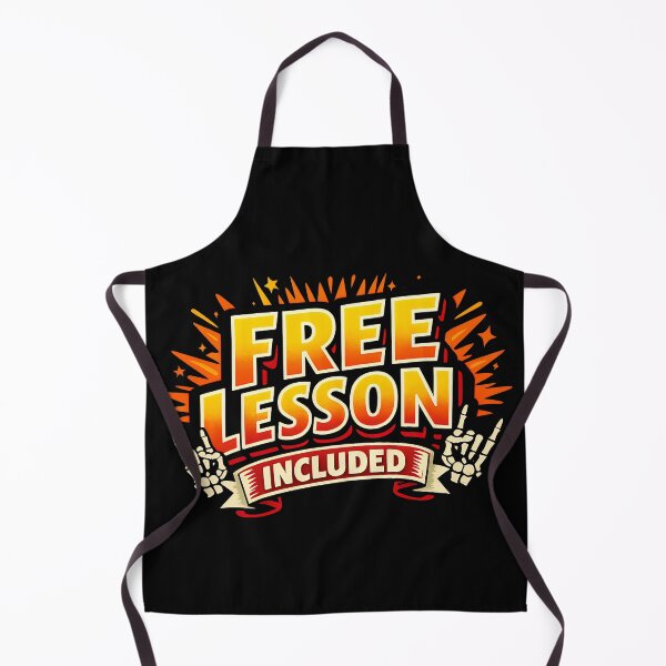Item preview, Free Lesson Included Funny Rock Music Humor Rock Variant designed and sold by TeeTimeTreasure.