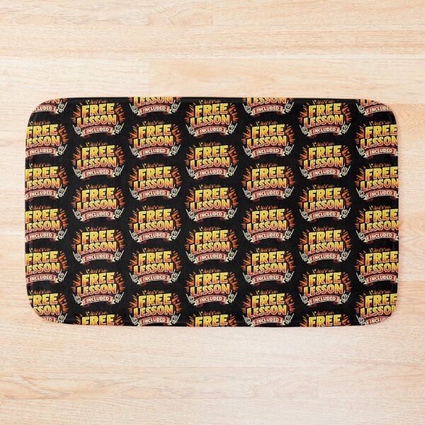 Item preview, Free Lesson Included Funny Rock Music Humor Rock Variant designed and sold by TeeTimeTreasure.
