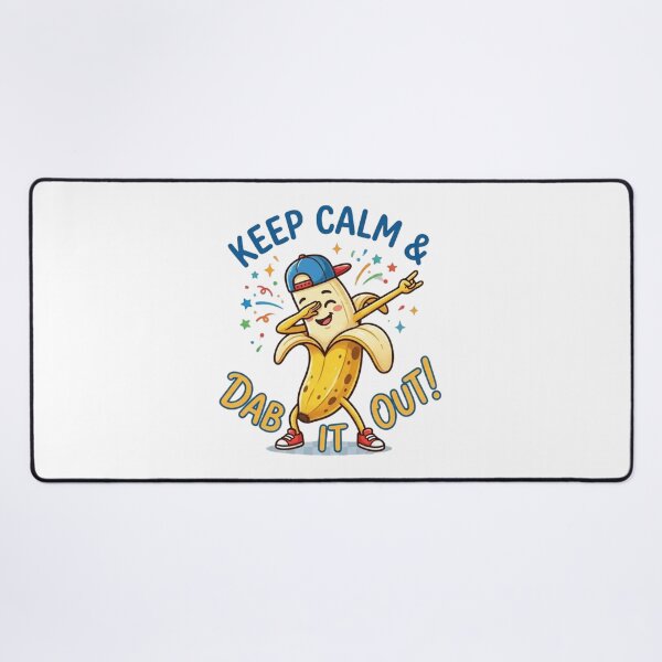 Item preview, Dabbing Yellow Banana - Funny Keep Calm and Dab It Out Cartoon designed and sold by Wear Sculpt.