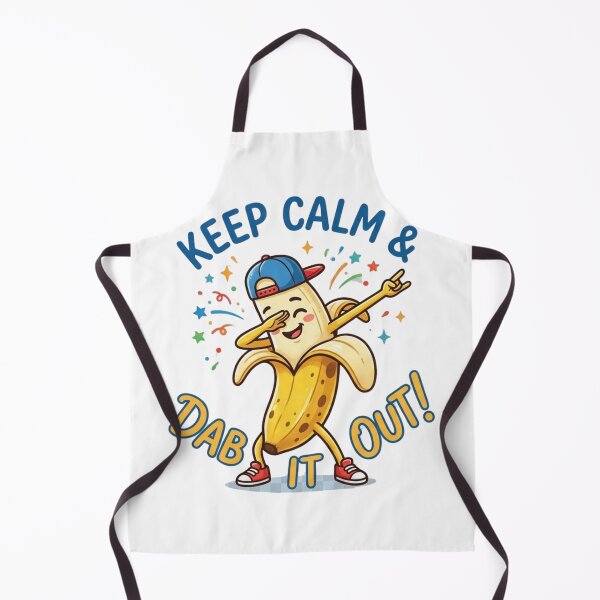 Item preview, Dabbing Yellow Banana - Funny Keep Calm and Dab It Out Cartoon designed and sold by Wear Sculpt.