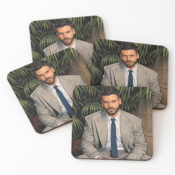 Item preview, François Arnaud sitting in a suit (fan art) designed and sold by PopCultureAndStuff.