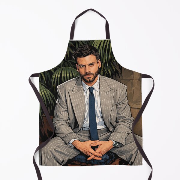 Item preview, François Arnaud sitting in a suit (fan art) designed and sold by PopCultureAndStuff.