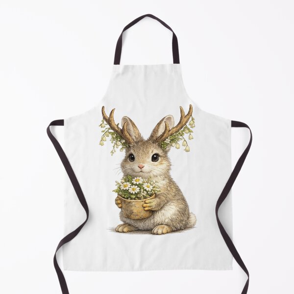 Item preview, Jackalope with Flowers designed and sold by thehaywirehoney.
