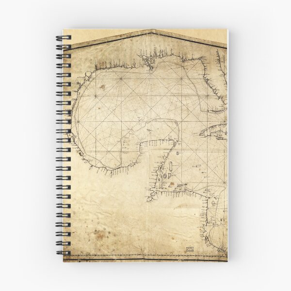 Item preview, Gulf of Mexico Map (1730) designed and sold by allhistory.