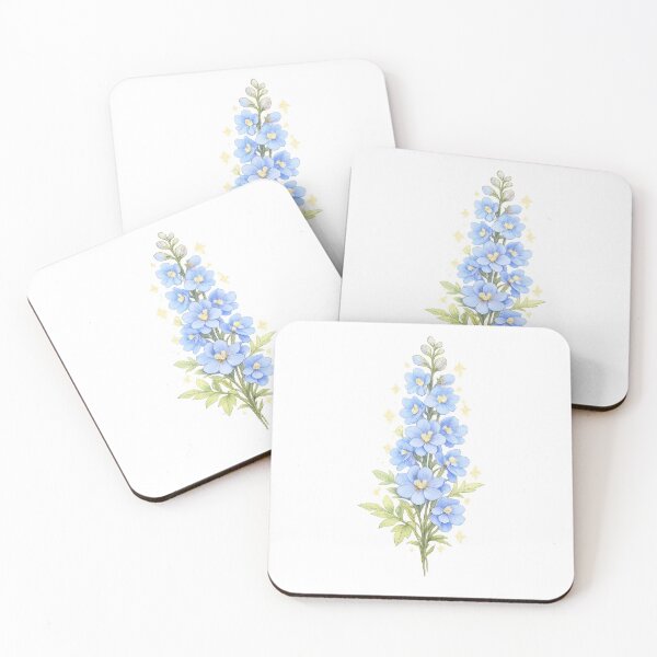 Item preview, Blue Delphinium Celestial Botanical Sticker designed and sold by jgvisualarts.