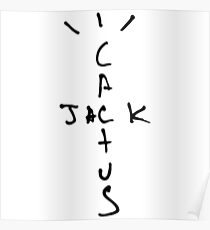 Travis Scott - Cactus Jack Black Poster