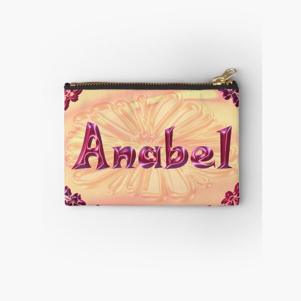 Item preview, Anabel Name Design – Satin Pink Glossy Font, Cute Shiny Lettering :) designed and sold by Myriel-Myriel.