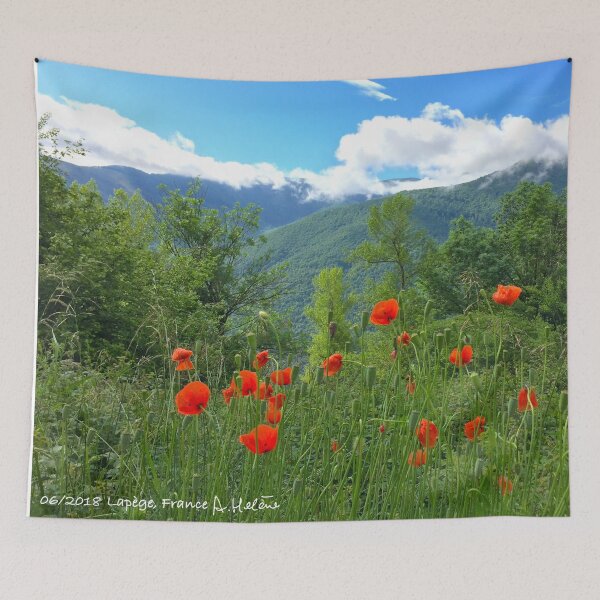 Item preview, Poppies of the mountains designed and sold by AHELENE.