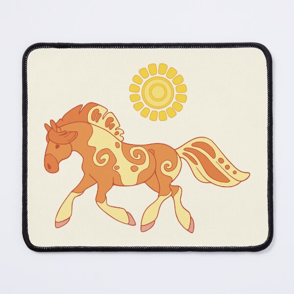 Item preview, Swirly pinto horse designed and sold by Erika Vaigel Creations.