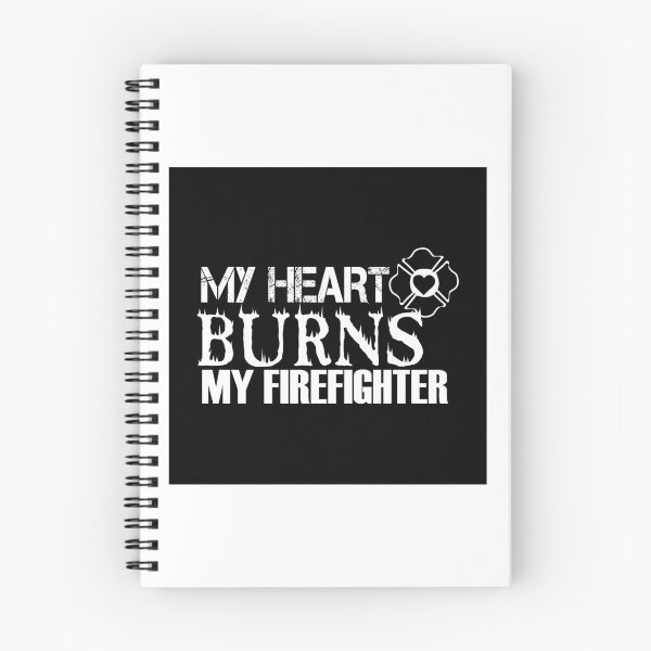 Item preview, My heart Burns My Firefighter designed and sold by URBANBOX.