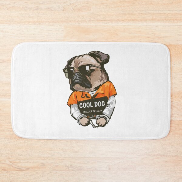 Item preview, Cool Dog Pug Mugshot Funny Dog Lover Gift T-Shirt designed and sold by Unsololugar.
