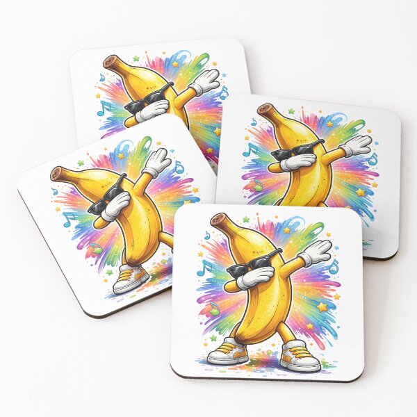 Item preview, Funny Dabbing Banana – Cool Dancing Banana Cartoon Design designed and sold by Wear Sculpt.