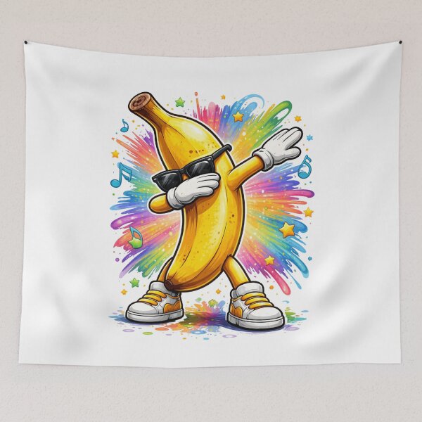 Item preview, Funny Dabbing Banana – Cool Dancing Banana Cartoon Design designed and sold by Wear Sculpt.