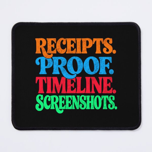 Item preview, Receipts Proof Timeline Screenshots Drama Formula designed and sold by FreshVibe Prints.