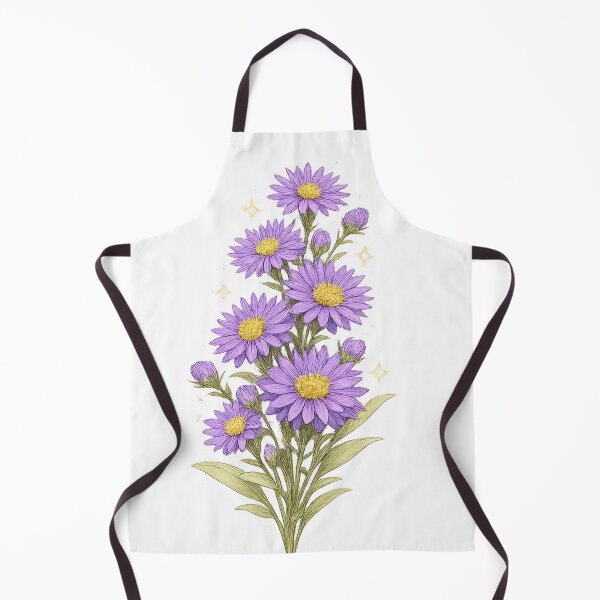 Item preview, Purple Aster Celestial Botanical Sticker designed and sold by jgvisualarts.