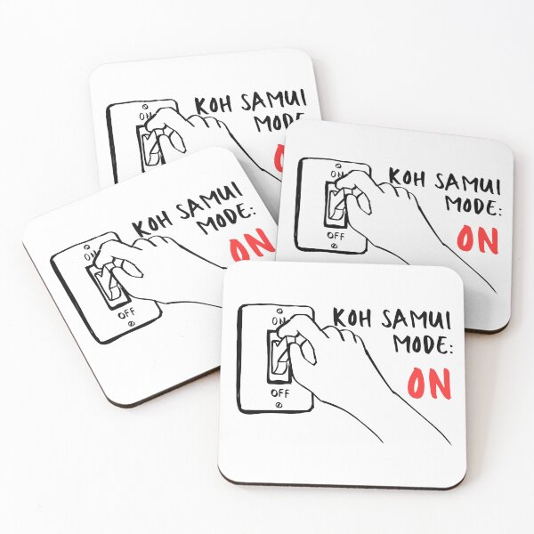 Item preview, Koh Samui Vacation Mode: ON – Funny Thailand Island Travel Design designed and sold by ArcticFoxStudio.