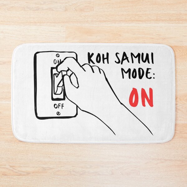 Item preview, Koh Samui Vacation Mode: ON – Funny Thailand Island Travel Design designed and sold by ArcticFoxStudio.