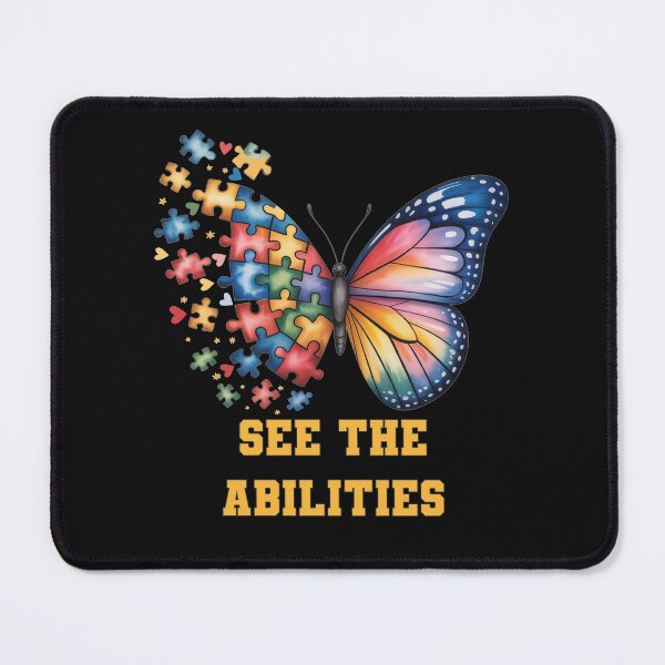Item preview, See The Abilities Autism Awareness Butterfly Puzzle Piece | Neurodiversity Acceptance Gift | Autism Mom Shirt | Special Education Teacher designed and sold by tamdevo1.