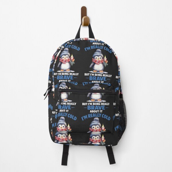 Item preview, I'm Really Cold But Being Brave designed and sold by FreshVibe Prints.