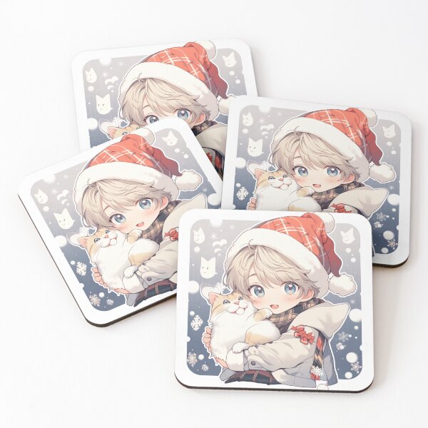 Artikelvorschau, Weihnachts-K-Pop-Aufkleber entworfen und verkauft von Solace Sparkles.