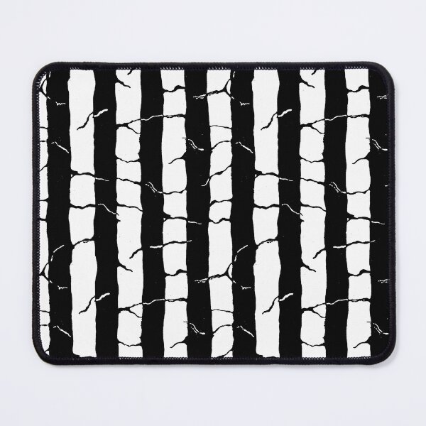 Item preview, Black White Grunge Stripe Pattern designed and sold by bubblegoth.