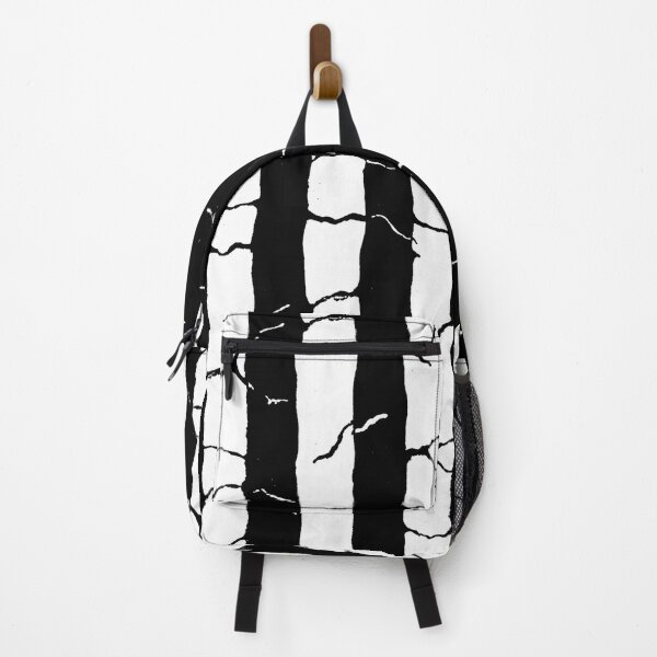 Item preview, Black White Grunge Stripe Pattern designed and sold by bubblegoth.