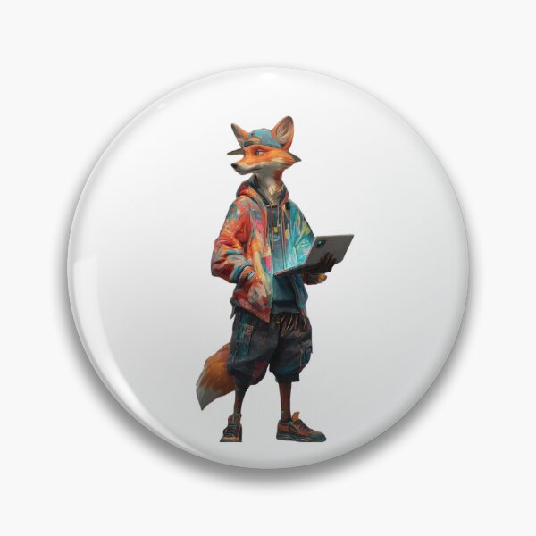 Item preview, Cyber Fox Streetwear Tech Enthusiast Art designed and sold by cAyberFoxStudio.