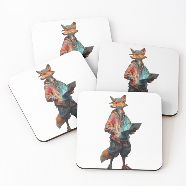 Item preview, Cyber Fox Streetwear Tech Enthusiast Art designed and sold by cAyberFoxStudio.