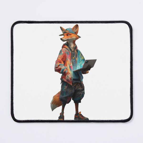 Item preview, Cyber Fox Streetwear Tech Enthusiast Art designed and sold by cAyberFoxStudio.