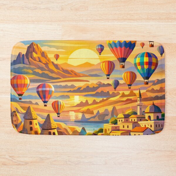 Item preview, Cappadocia Postcard Illustration designed and sold by MatthewHeights.