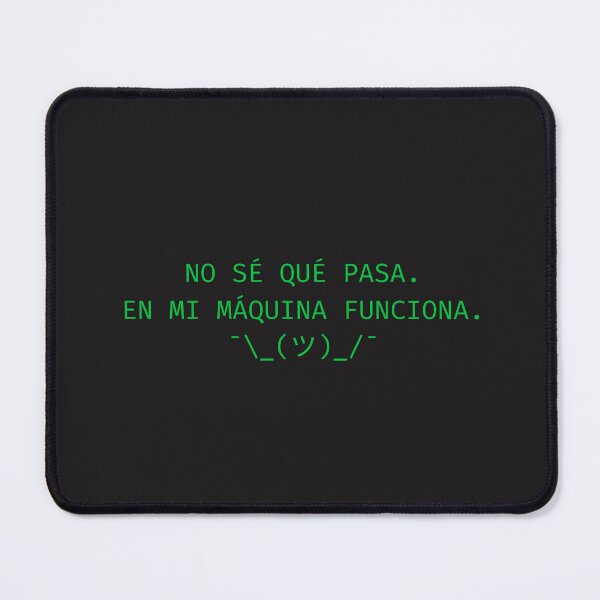 Item preview, Computer humor: It works on my machine ¯_(ツ)_/¯ designed and sold by PingAndPrint.