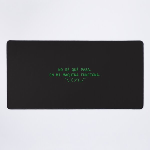 Item preview, Computer humor: It works on my machine ¯_(ツ)_/¯ designed and sold by PingAndPrint.