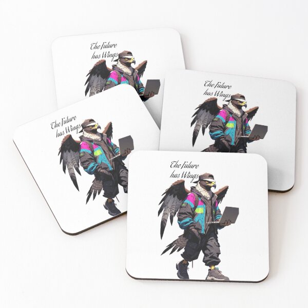 Item preview, Cyber Eagle: High-Tech Urban Streetwear Bird designed and sold by cAyberFoxStudio.