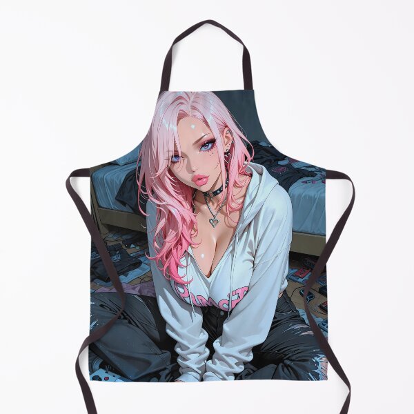 Item preview, RIPLEY: Badass Gamer Girl Pink Hair Gaming Aesthetic designed and sold by BorgSpareParts.