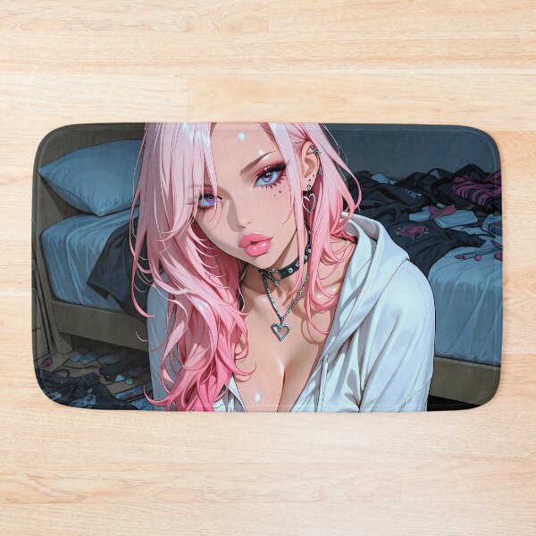 Item preview, RIPLEY: Badass Gamer Girl Pink Hair Gaming Aesthetic designed and sold by BorgSpareParts.