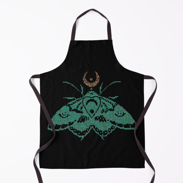 Item preview, Luna Moth Dotted Pixel Glow – Actias Luna Mystical Night Symbolism designed and sold by H Jonas.