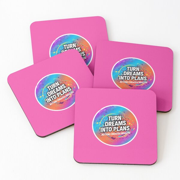 Item preview, Turn Dreams Into Plans Action Creates Reality Motivational Sticker designed and sold by Scro-Ciob-Shop.